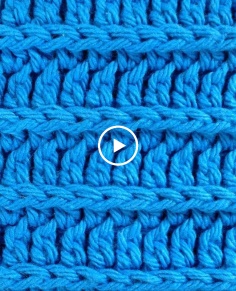 Crochet Royal Ridge Stitches - Free Dishcloth Pattern