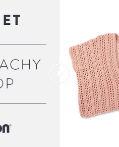 Just Peachy Crochet Tank Top  Lace Stitch Tutorial