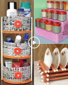 10 DIY Home And Kitchen Organization Idea !!! Handmade Things