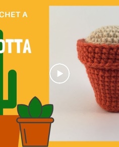 Crochet Terracotta Pot