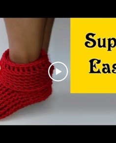 Crochet slipper boots for women amp; men