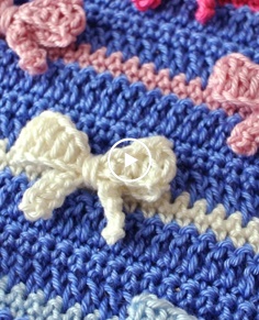 How to crochet the Bow Stitch  3D Bow Stitch