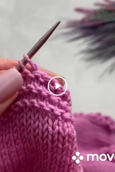 How to knit Icelandic buttonhole closure