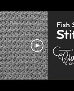Crochet Fish Scale Stitch