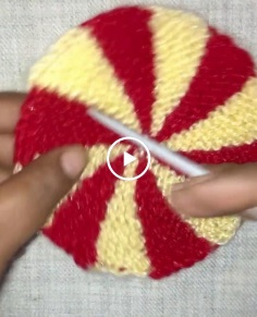 How To Knit a Thalposh/Mat(Design-1) | Hindi