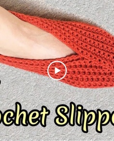 Very Easy Crochet Slippers Tutorial