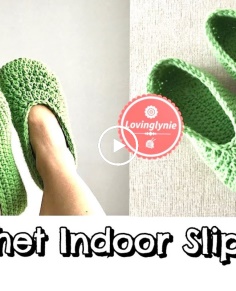 How to Crochet Indoor Slippers