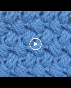 Crochet Bean Stitch - bs