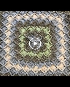 Crochet Bavarian Stitch Square