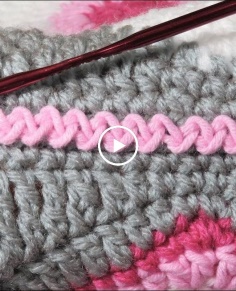 Joining Squares Idea in Crochet Zigzag Slip Stitch Method