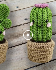 Amigurumi Cactus Kawaii crochet 