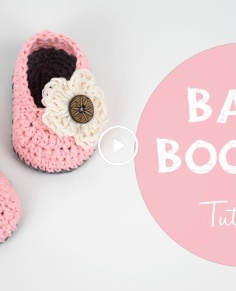 How To Crochet Cute And Easy Crochet Baby Booties  Croby Patterns