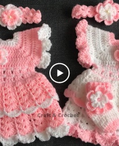 Easy Crochet Baby Dress