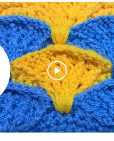 Crochet shell stitch pattern