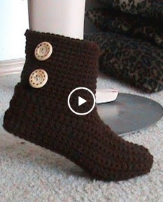 Crochet Glama39;s 2 in 1 Bootie Slipper Tutorial Super Easy For Beginners