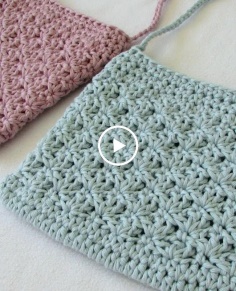 How to Crochet a Pretty Shell Stitch Bag