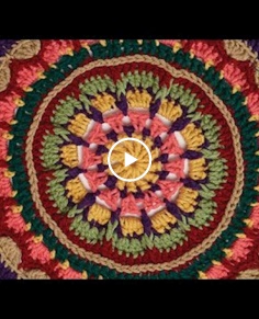 Crochet Mandala Stitch Along: Rnds 1 - 10