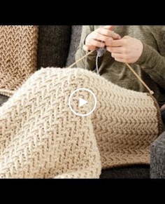 Crochet Arrow Stitch Blanket Pattern