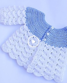 Baby jersey to crochet Majovel crochet #crochet