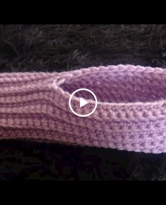 How to Crochet one Piece Slippers Pattern 900
