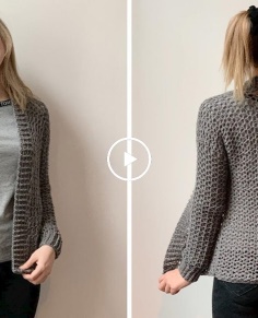 EASY CARDIGAN FOR BEGINNERS