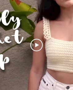 Frilly Crochet Top Tutorial 