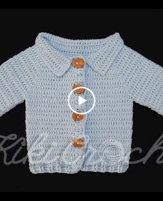 Easy to Crochet Baby Jacket (pt 22)