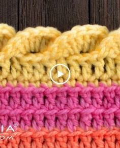 How to CROCHET a WAVY SHELL STITCH Border Edging for a Blanket Shawl or Scarf