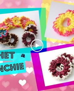 How to Crochet a Scrunchie Easy to Follow