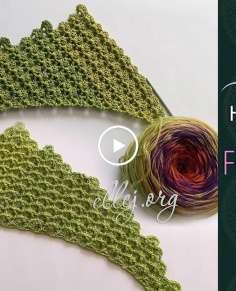 Simple Crochet Firebird Wing Shawl  Free crochet pattern