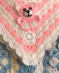 Crochet BearCrochet baby blanketcrochet animal blanketcrochet blanket pattern