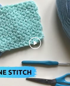 JASMINE STITCH: how to crochet the jasmine stitch free tutorial for beginners easy step by step.