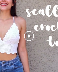Scalloped Crochet Top  Crochet Tutorial
