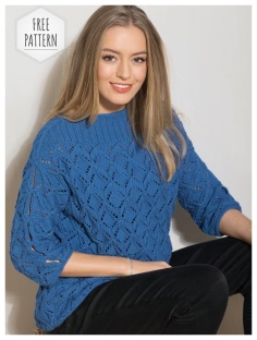 Jumper with cutouts on the sleeves