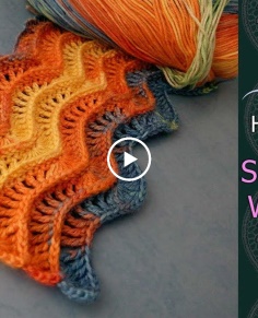Simple Relief Wave Stitch  Free Crochet Tutorial Crochet Chart