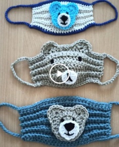 How to Crochet a Face Mask Face Warmer