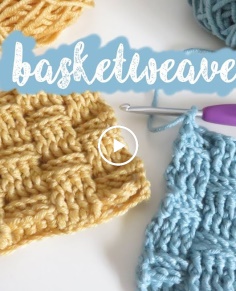Basketweave Crochet Stitch