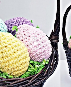 Easy To Crochet Easter Egg Decoration