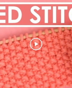 Knit the Easiest Seed Stitch Knitting Pattern