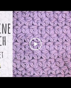 Tutorial Crochet Jasmine or Star Stitch