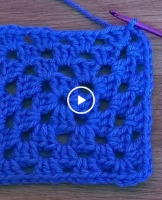 Basic Granny Square Crochet Tutorial for Beginners