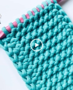 TUNISIAN PURL STITCH  Crochet  Beginner