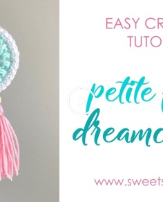 CROCHET DREAMCATCHER  Easy DIY Tutorial + Free Crochet Pattern for Beginners