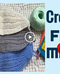 Crochet Face Mask  Beginner Friendly Crochet Tutorial