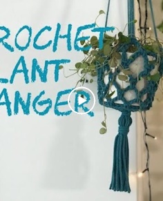 This is awesome CROCHET Plant Hanger