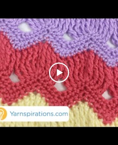 Crochet Vintage Fan Ripple Stitch
