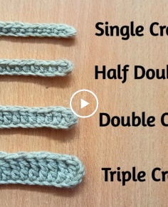 How to Crochet for Absolute Beginners :Basic Crochet Stitches(English Tutorial) #crochetforbeginners