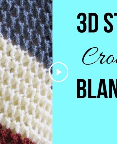 Easy Crochet Blanket (Textured)