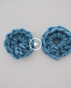 How to Crochet in the Round: Starting Methods: Magic Ring Chain Method