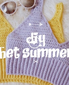 Crochet Summer Crop Top Tutorial